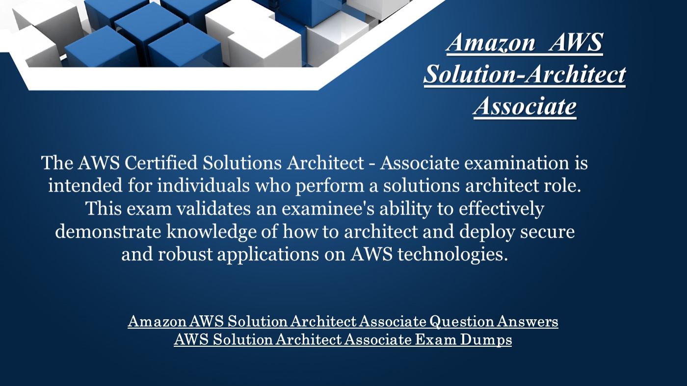 AWS-Solutions-Architect-Associate学習教材
